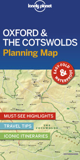 Lonely Planet Oxford & the Cotswolds Planning Map