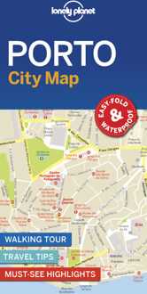 Lonely Planet Porto City Map