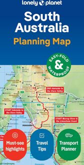 Lonely Planet South Australia Planning Map