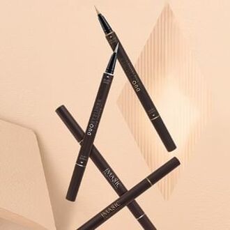 Long Lasting Duo Eyeliner (Matte / Shine) - 2 Shades #1 White Matte / Silver Shine - 0.8ml