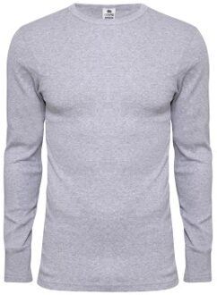 Long Sleeve Crew Neck * Actie * Zwart,Grijs,Wit - Small,Medium,Large,X-Large,XX-Large