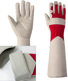 Long-sleeved Wrist Protection Gloves Welding Workers Glove Garden Flower Pruning Labor Protection Gloves For Welding Kitchen 2PC