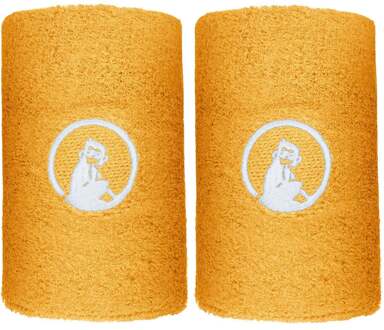 Long Zweetband Verpakking 2 Stuks-Oranje - nosize