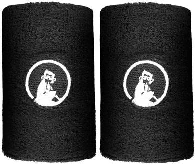 Long Zweetband Verpakking 2 Stuks-Zwart - nosize