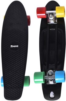Longboard - 104 Cm - Klassiek Blauw Bruin