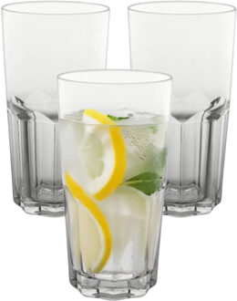 Longdrink Sofia - 4x - SAN kunststof - 33 cl - onbreekbaar - herbruikbaar - waterglazen