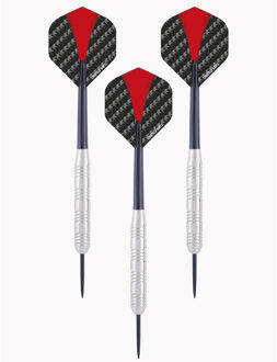 Longfield Games 3x Set van 3 dartpijlen Longfield darts nickel silver 21 grams