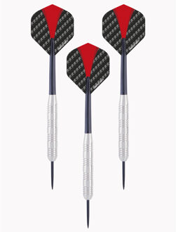 Longfield Games 4x Set van 3 dartpijlen Longfield darts nickel silver 22 grams