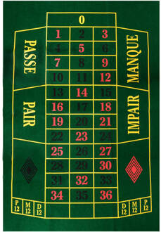 Longfield Games Longfield Roulette Kleed - 130 X 90 Cm - Groen