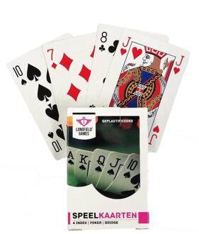 Longfield Games Speelkaarten - 54 kaarten - klassiek - kaartspel