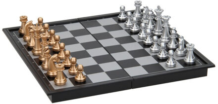 Longfield magnetisch schaakspel - reiseditie Zwart