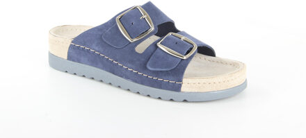 Longo 1113175-8 dames slippers Blauw - 40