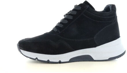 Longo Halfhoge veterschoen zwart - 41