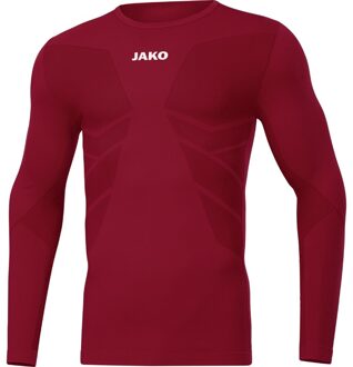 Longsleeve Comfort 2.0 Kind Wijn Rood Maat 2XS