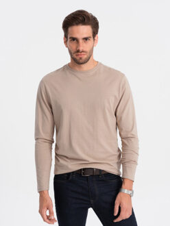 Longsleeve heren - vicenza Beige - M