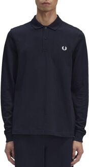 Longsleeve Plain Shirt - Navy Longsleeve - XL