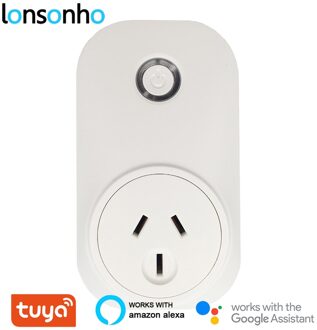 Lonsonho Smart Plug Wifi Socket 16A Power Monitor AU NZ Australië Argentinië Plug Tuya Smart Leven Werkt Met Alexa Google thuis