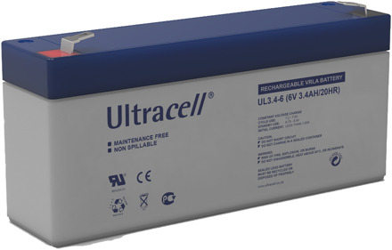 Loodaccu Ultracell 6v 3400mAh