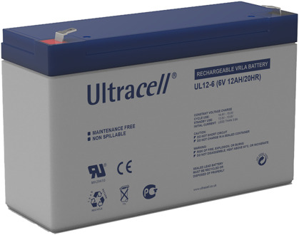 Loodaccu Ultracell UL 6v 12000mah