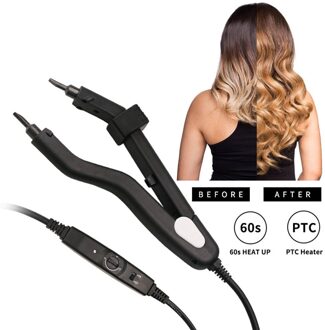 Loof Temperatuurregeling Haar Connector Mini Sol Hoofd Smart Handvat Hair Extension Heat Iron Eu Plug