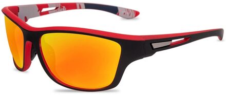 Loogdeel Fietsen Vissen Uv-bescherming Bril Outdoor Sport Gepolariseerde Kleurrijke Film Serie Bril Stof Spiegel Rijden Spiegel 01