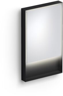 Look At Me Spiegel 2700K LED-Verlichting IP44 Omlijsting In Mat Zwart 50x8x80cm