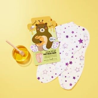 Look At My Foot Relax Mask Honey and Coconut Oil 1 pair