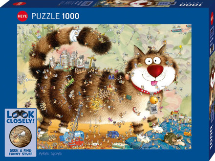 Look Closely! - At the Cat Puzzel (1000 stukjes)