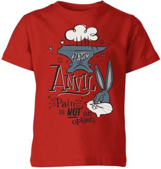 Looney Tunes ACME Anvil Kids' T-Shirt - Red - 134/140 (9-10 jaar) - Rood - L