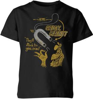 Looney Tunes ACME Chick Magnet Kids' T-Shirt - Black - 134/140 (9-10 jaar) Zwart - L