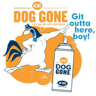 Looney Tunes ACME Dog Gone Women's T-Shirt - White - XXL Wit