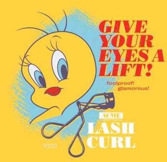 Looney Tunes ACME Lash Curler Men's T-Shirt - Yellow - S - Geel