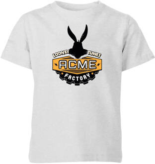 Looney Tunes ACME Logo Kids' T-Shirt - Grey - 134/140 (9-10 jaar) - Grijs