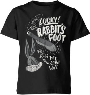 Looney Tunes ACME Lucky Rabbits Foot Kids' T-Shirt - Black - 122/128 (7-8 jaar) Zwart - M