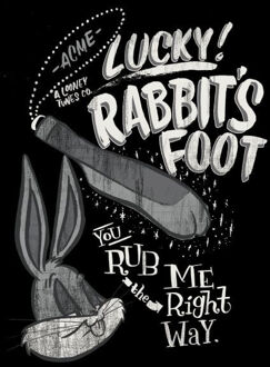 Looney Tunes ACME Lucky Rabbits Foot Women's T-Shirt - Black - XXL Zwart