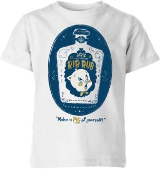 Looney Tunes ACME Rib Rub Kids' T-Shirt - White - 134/140 (9-10 jaar) Wit - L