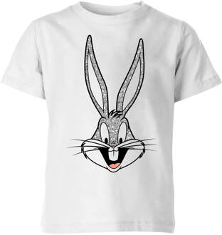 Looney Tunes Bugs Bunny Kinder T-shirt - Wit - 110/116 (5-6 jaar) - S