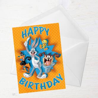 Looney Tunes Group Happy Birthday Greetings Card - Standard Card