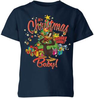 Looney Tunes Its Christmas Baby Kids' Christmas T-Shirt - Navy - 110/116 (5-6 jaar) - S