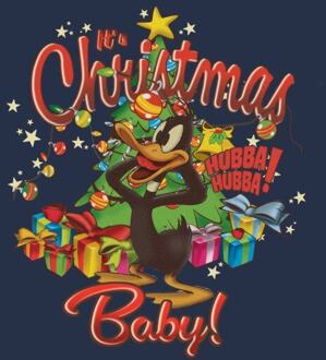 Looney Tunes Its Christmas Baby Women's Christmas T-Shirt - Navy - XXL Blauw