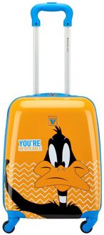 Looney Tunes Kids Trolley daffy duck arancio kinderkoffer handbagage koffer Multicolor - H 44 x B 31 x D 20 cm