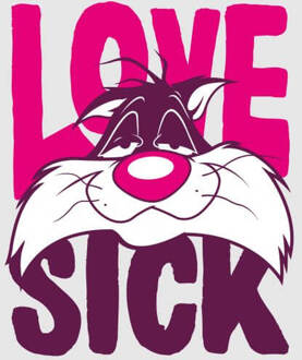 Looney Tunes Love Sick Sylvester Women's T-Shirt - Grey - 3XL - Grijs