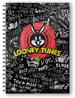 Looney Tunes Notebook with 3D-Effect Bugs Bunny Face