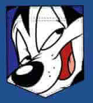 Looney Tunes Pepé Le Pew Faux Pocket T-shirt - Blauw - S