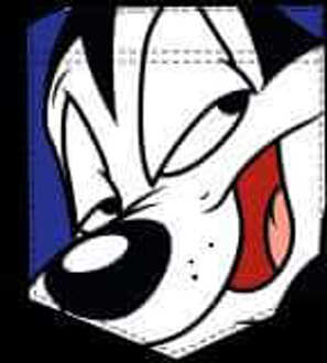 Looney Tunes Pepé Le Pew Faux Pocket Trui - Zwart - L