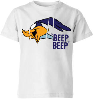 Looney Tunes Road Runner Beep Beep Kinder T-shirt - Wit - 122/128 (7-8 jaar) - M