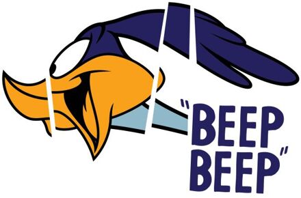 Looney Tunes Road Runner Beep Beep T-shirt - Wit - M