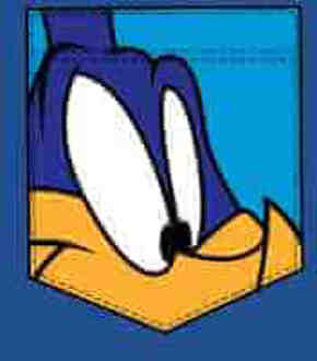 Looney Tunes Roadrunner Faux Pocket T-shirt - Blauw - XXL