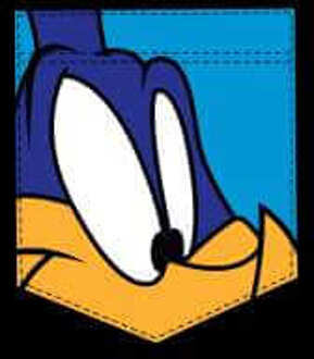 Looney Tunes Roadrunner Faux Pocket Trui - Zwart - XXL