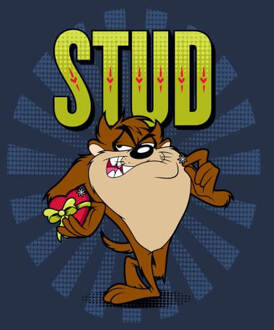 Looney Tunes Stud Taz Women's T-Shirt - Navy - S Blauw